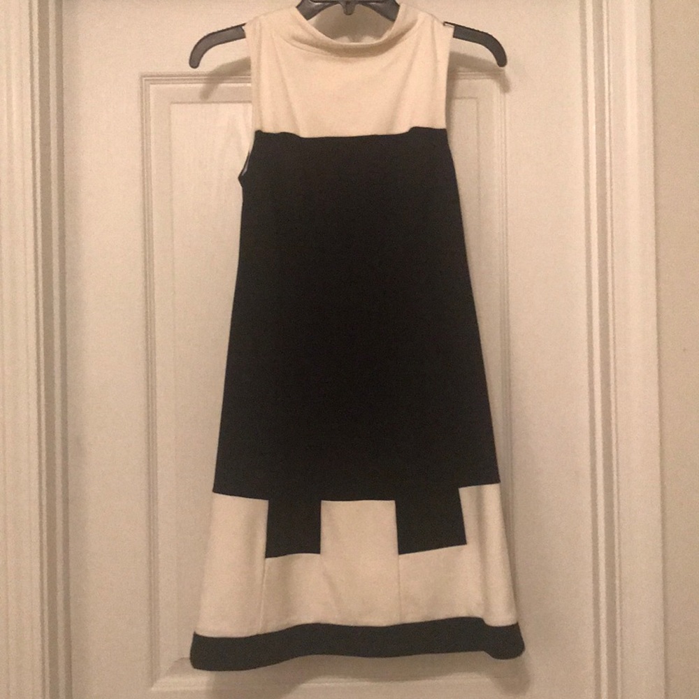 Black and White Vintage Style Dress